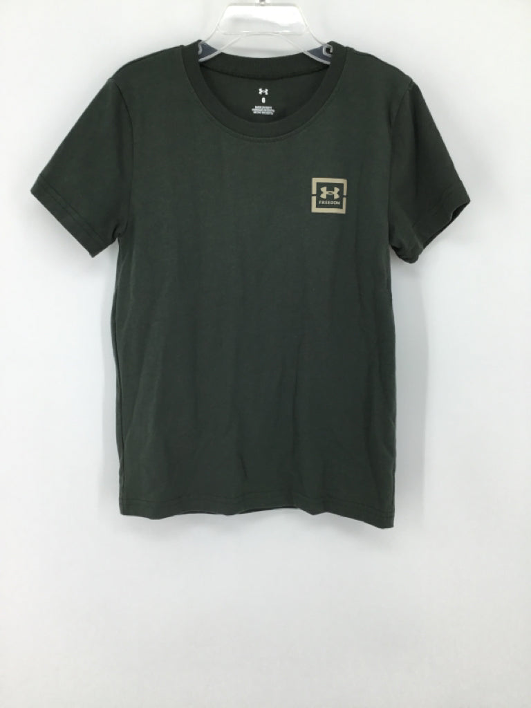 Under Armour Child Size 6 Green screen printed T-shirt - boys