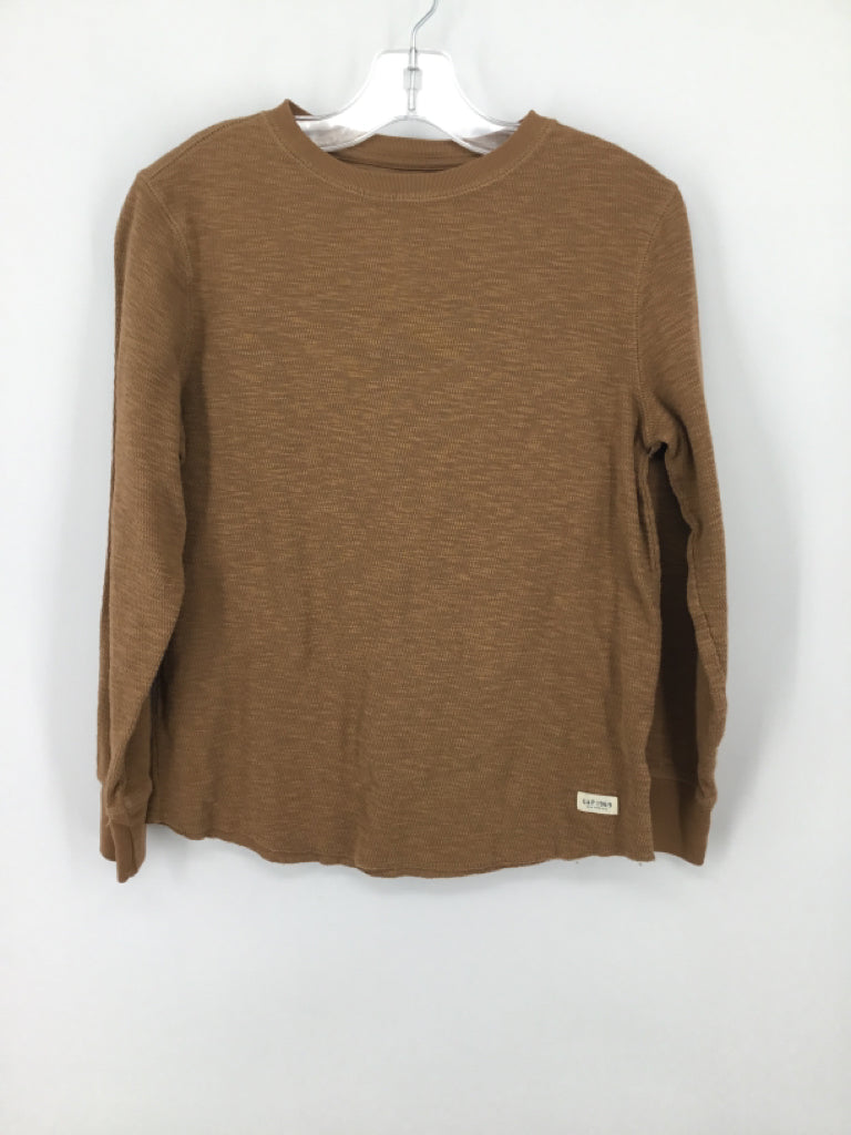 Gap Kids Child Size 8 Brown Solid Shirt - boys