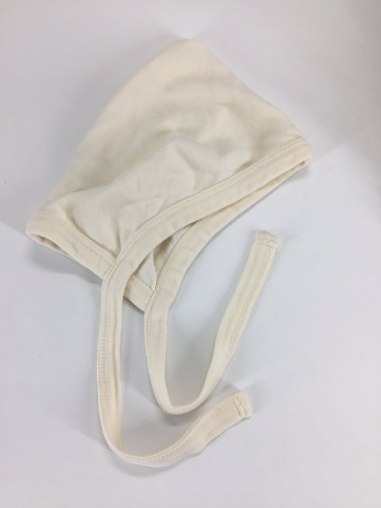 Kate & Libby Child Size 6-12 Months Cream Solid Hats - boys