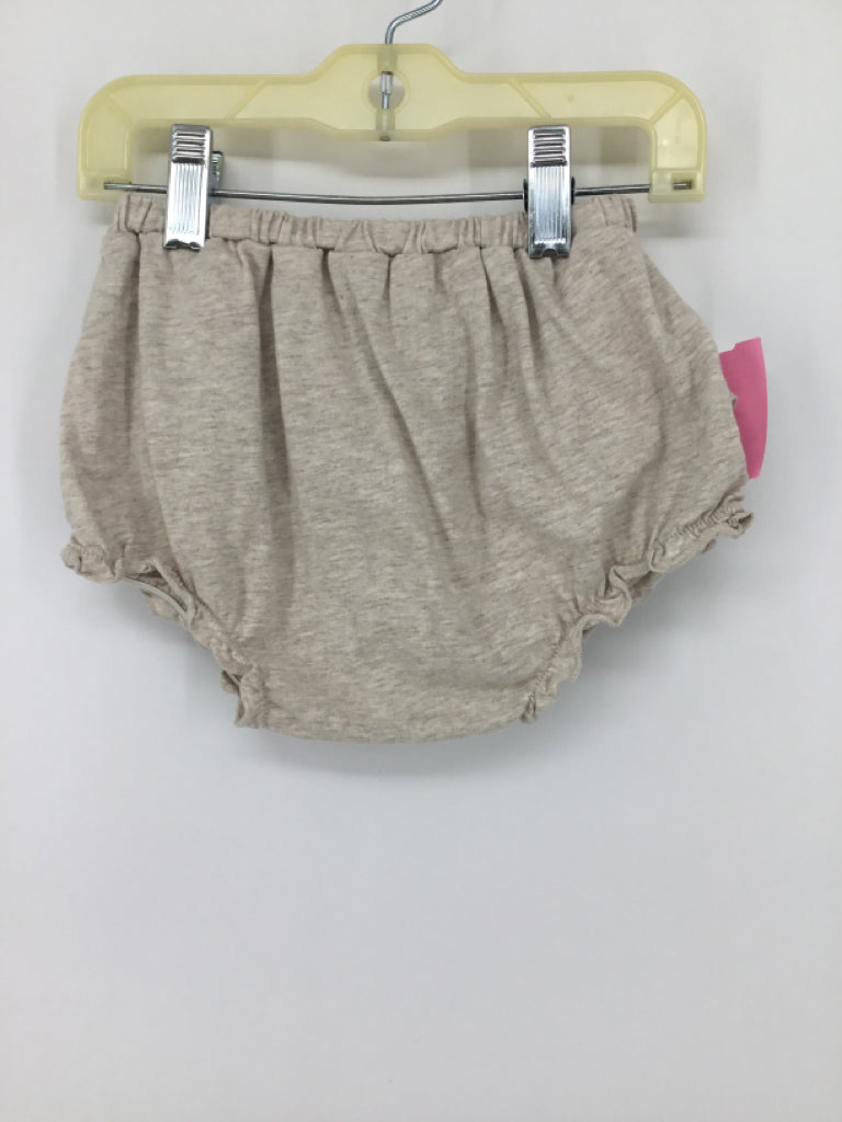 Milkbarn Child Size 6-12 Months Tan Bloomers - girls