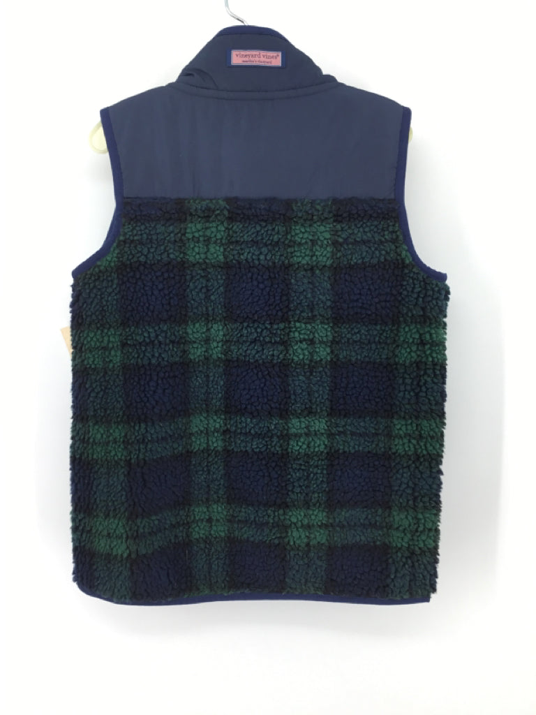 vineyard vines Child Size 7 Navy Plaid Outerwear - boys