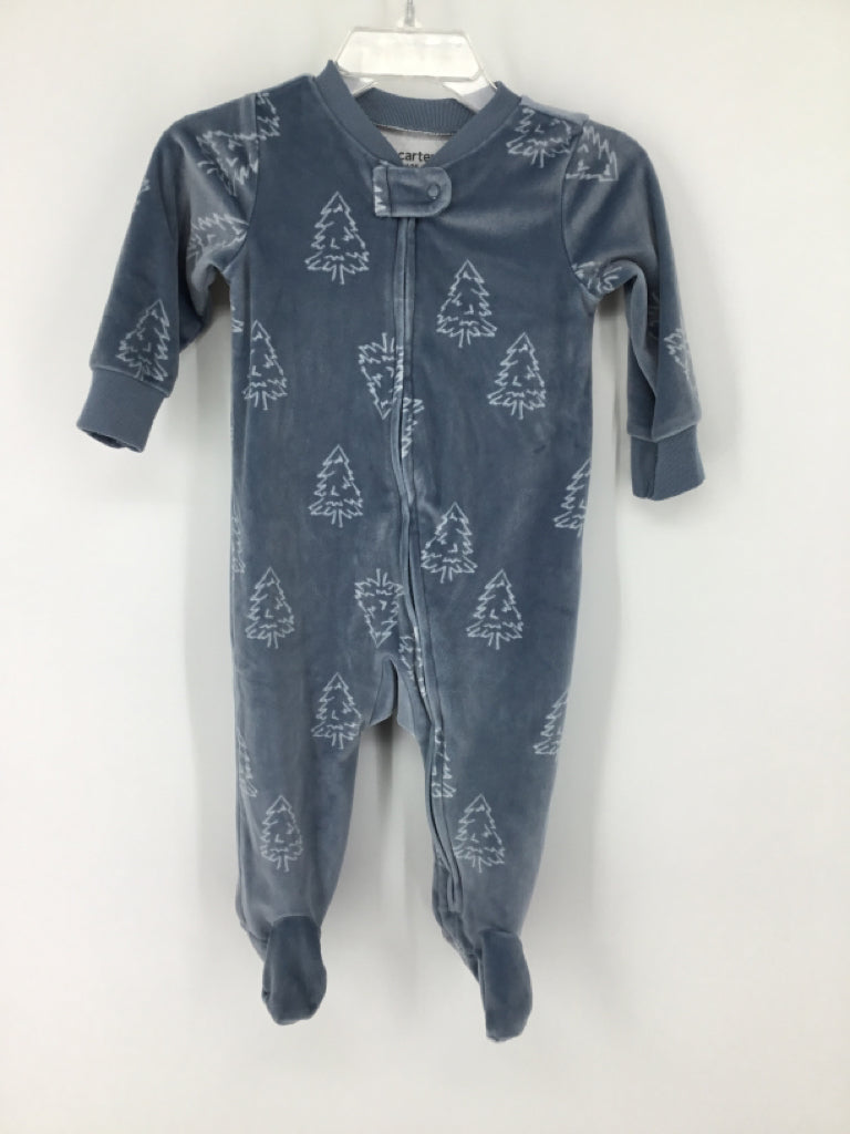 Child of Mine Child Size 3-6 Months Blue Sleepers