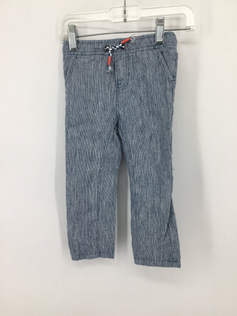 Cat & Jack Child Size 18 Months Blue Marbled Pants - boys