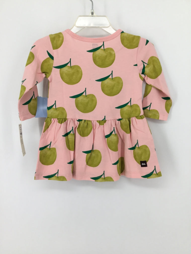 Tea Child Size 6-9 Months Pink Dress - girls