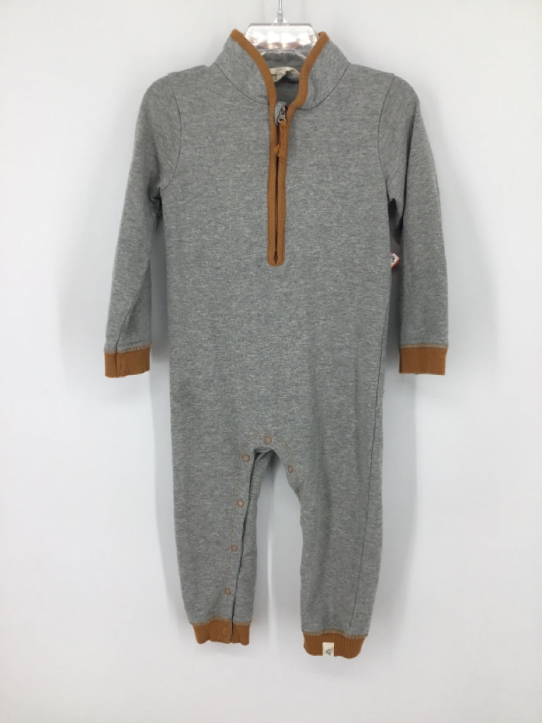 Burt's Bees Baby Child Size 24 Months Gray Solid Outfit - boys