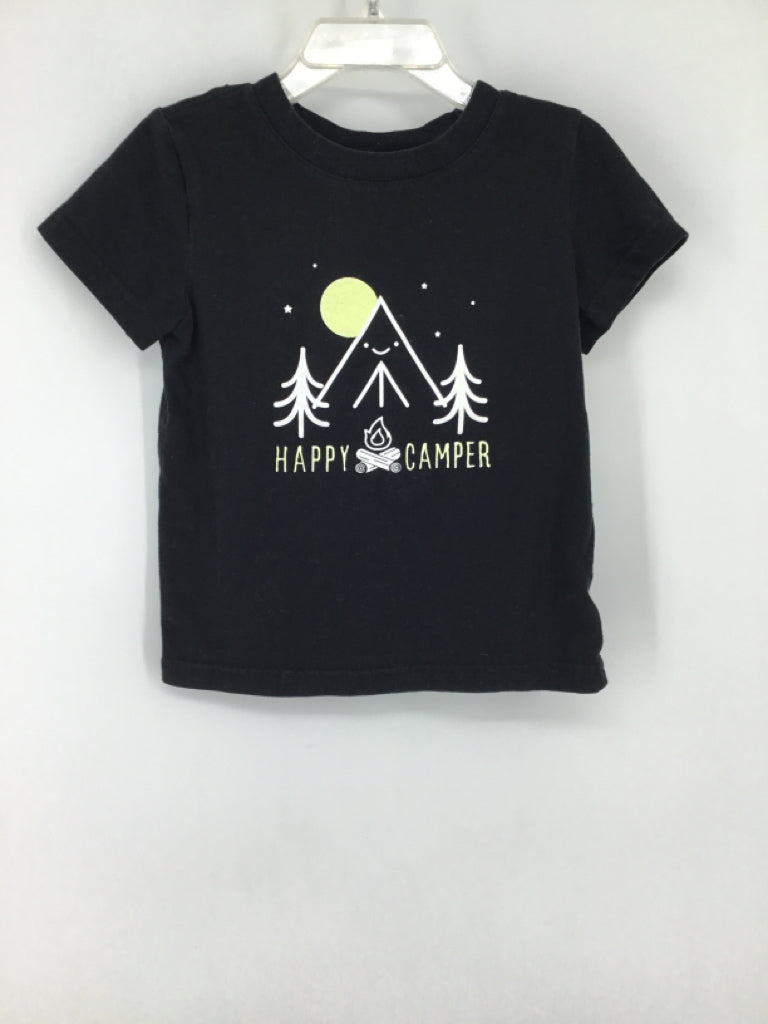Cat & Jack Child Size 3 Toddler Black screen printed T-shirt - boys