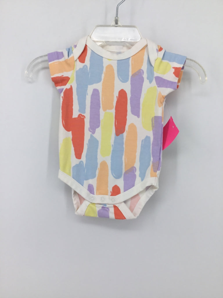 Monica + Andy Child Size Newborn Multi-Color Onesie