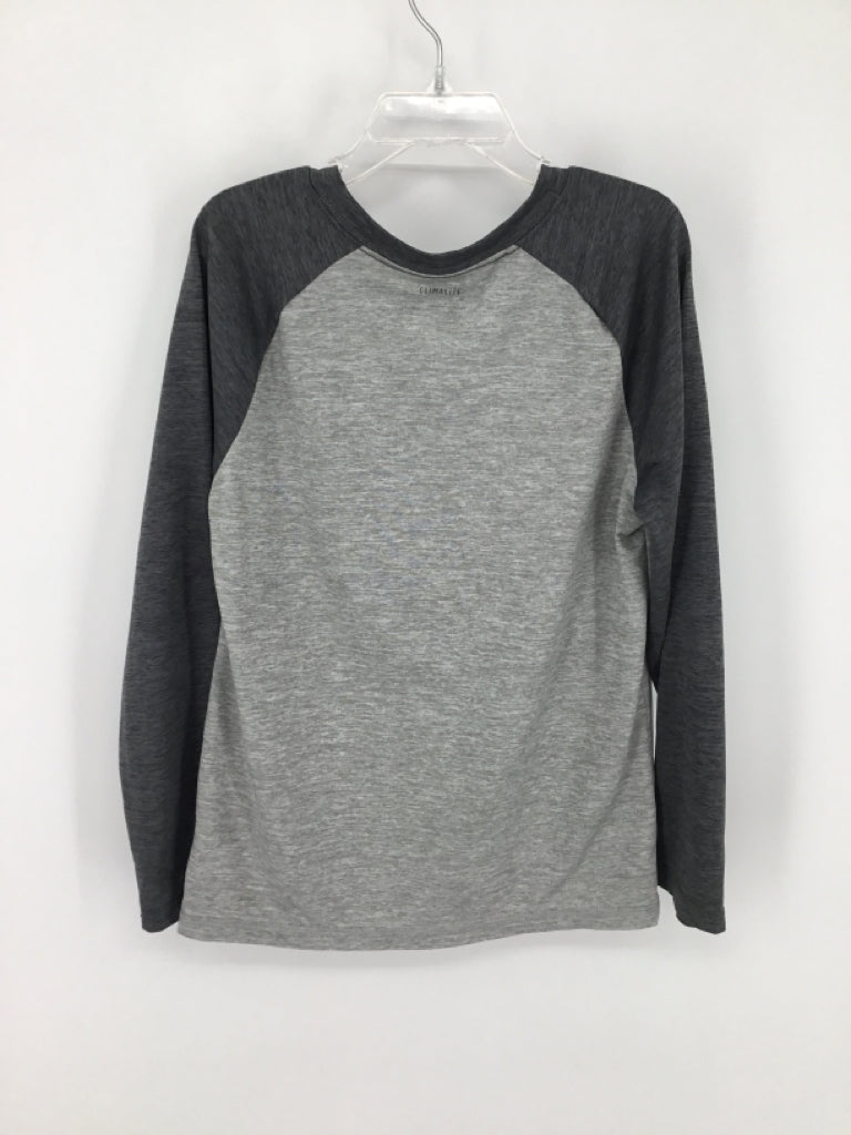 Adidas Child Size 7 Gray screen printed T-shirt - boys
