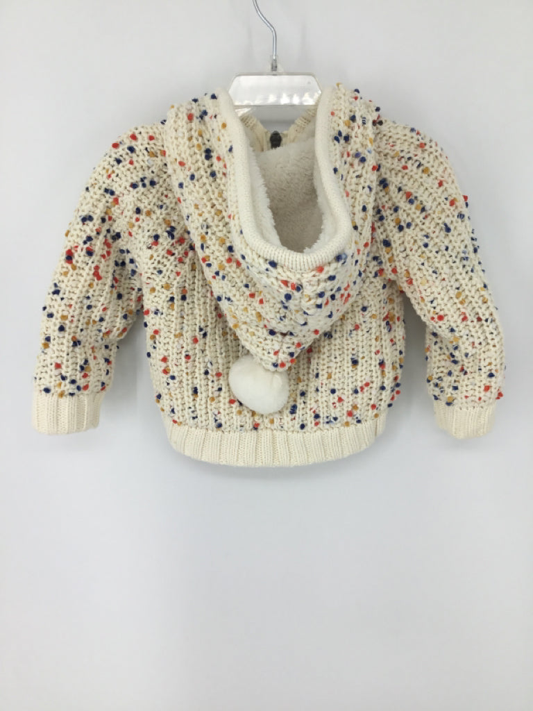 Hanna Andersson Child Size 18-24 Months Cream Speckled Sweater - boys