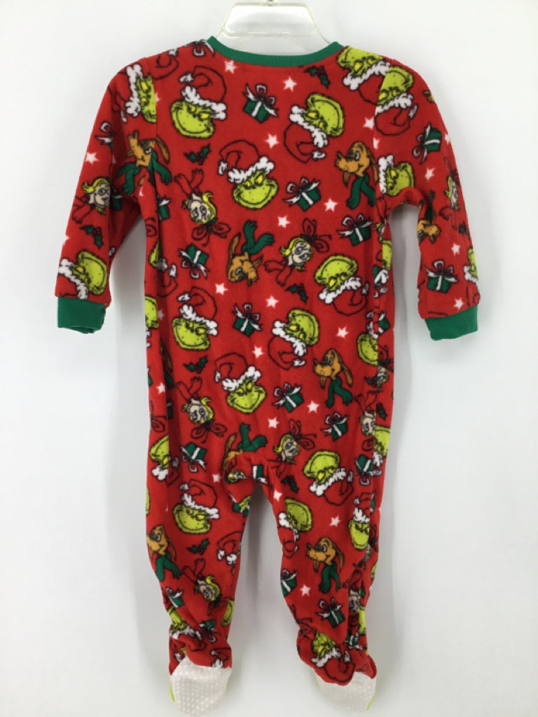 The Grinch Child Size 12 Months Red Christmas Sleeper