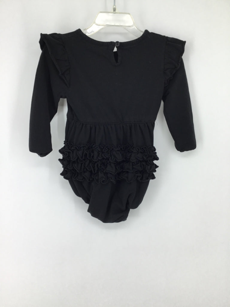 Ruffle Butts Child Size 12-18 Months Black Outfit - girls