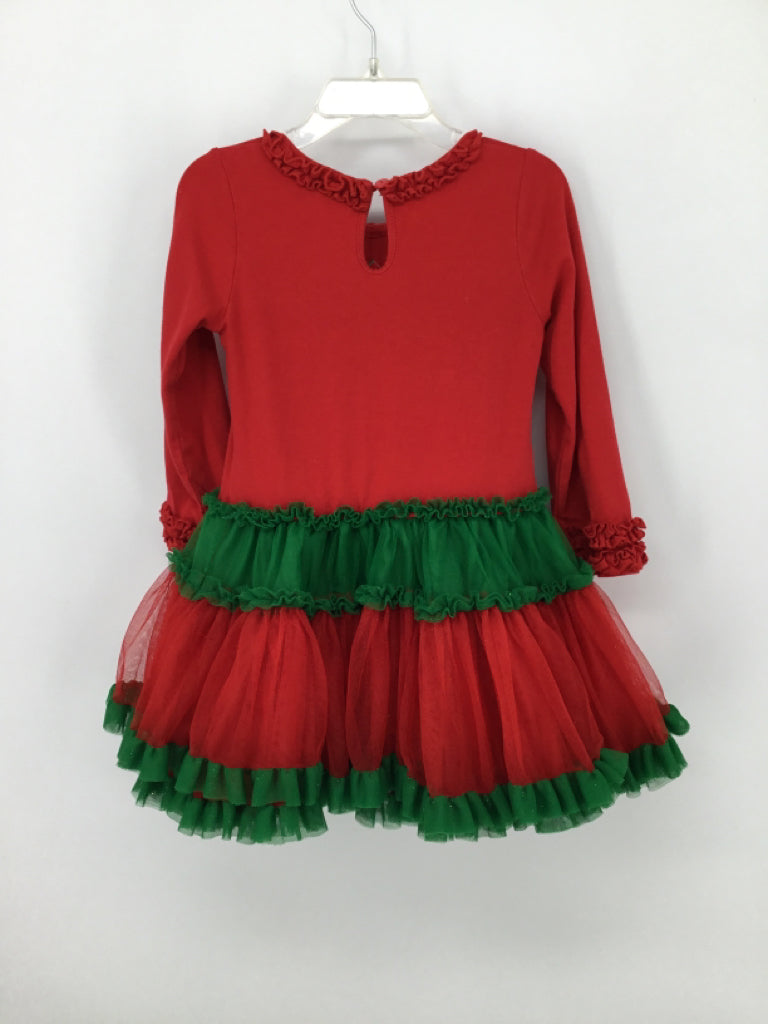 Emily Rose Child Size 3 Red Christmas Dress