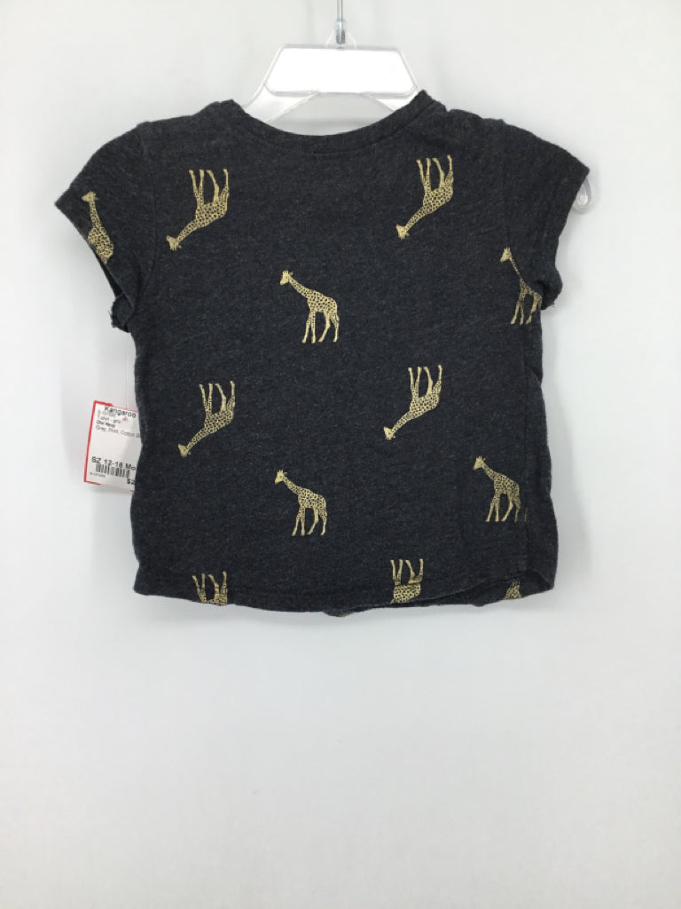 Old Navy Child Size 12-18 Months Gray T-shirt - girls
