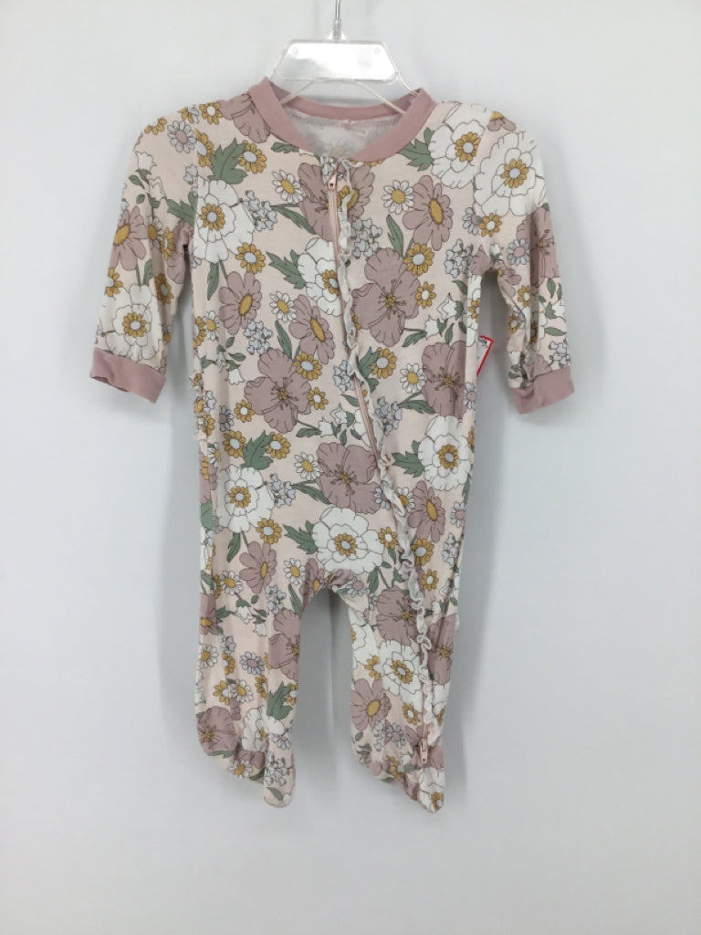 Milkberry Child Size 3-6 Months Pink Sleepers