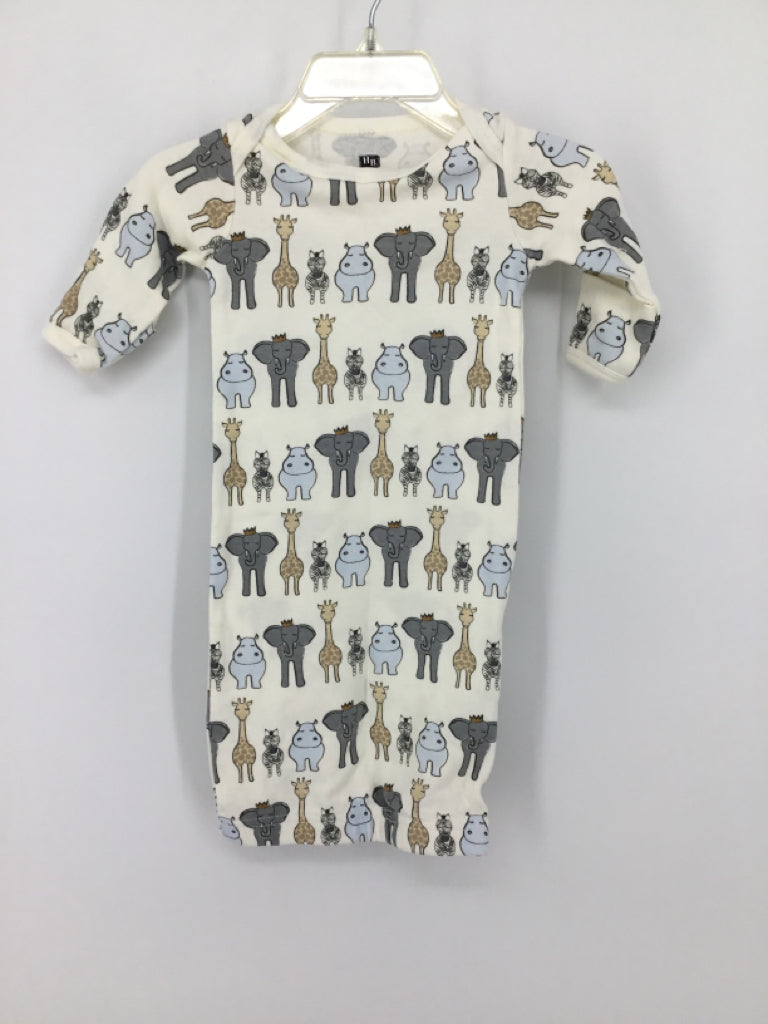HB Child Size Newborn Cream Sleepers