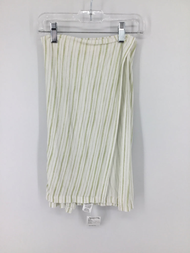 Milkberry Green Stripe Blanket