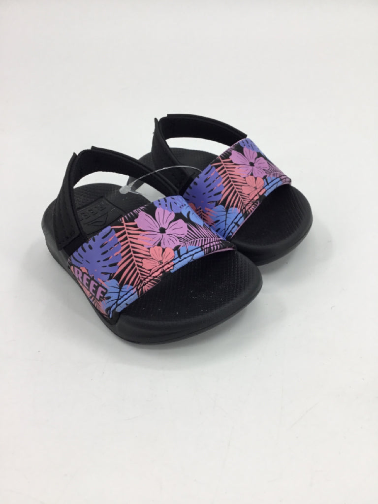 Reef Child Size 3 Toddler Multi-Color Sandals/Flip Flops