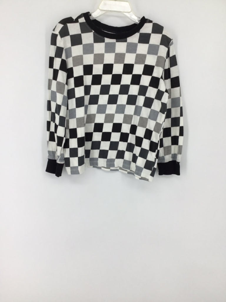 Old Navy Child Size 5 Black Checkered T-shirt - boys