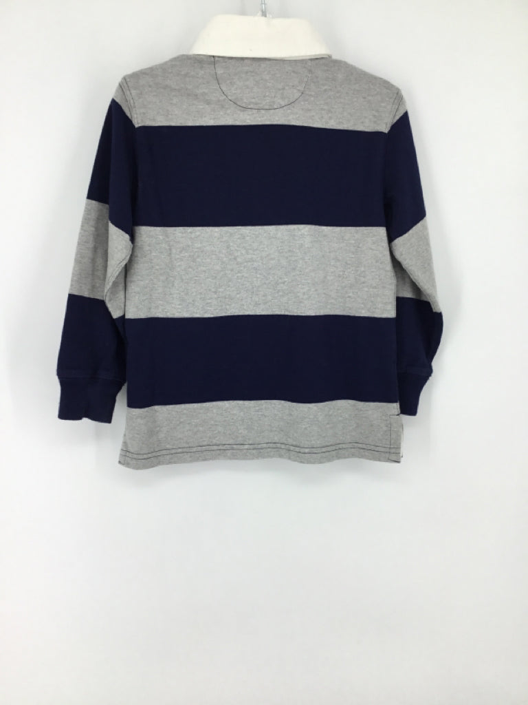 Ralph Lauren Child Size 3 Navy Stripe Shirt - boys