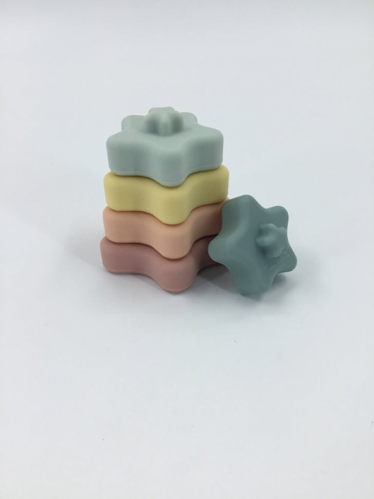 Soft Silicone Star Stacking Toy