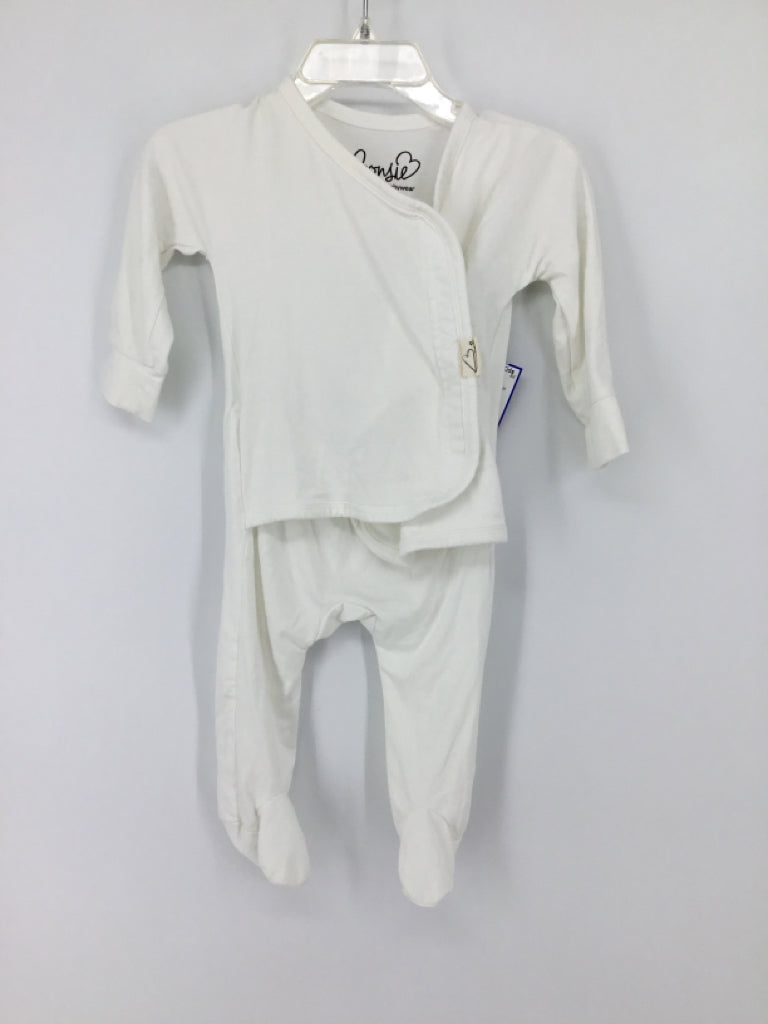 Bonsie Child Size 3-6 Months White Sleepers