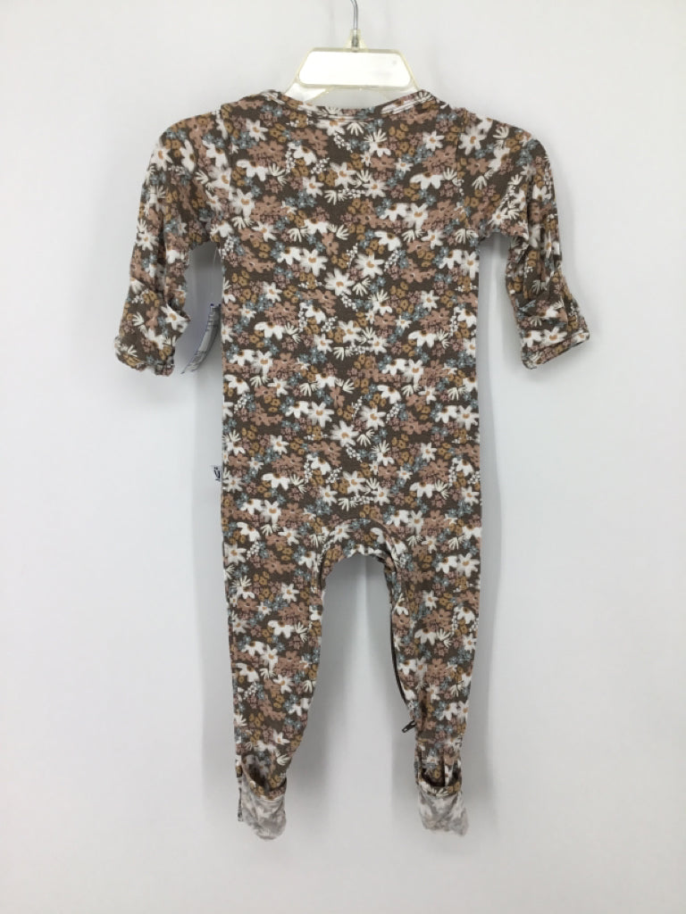 Gunamuna Child Size 3-6 Months Brown Pajamas - girls