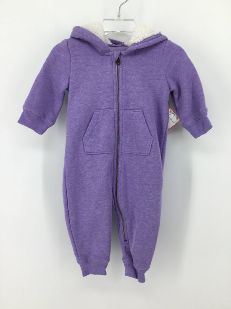 primary Child Size 3-6 Months Purple Outfit - girls