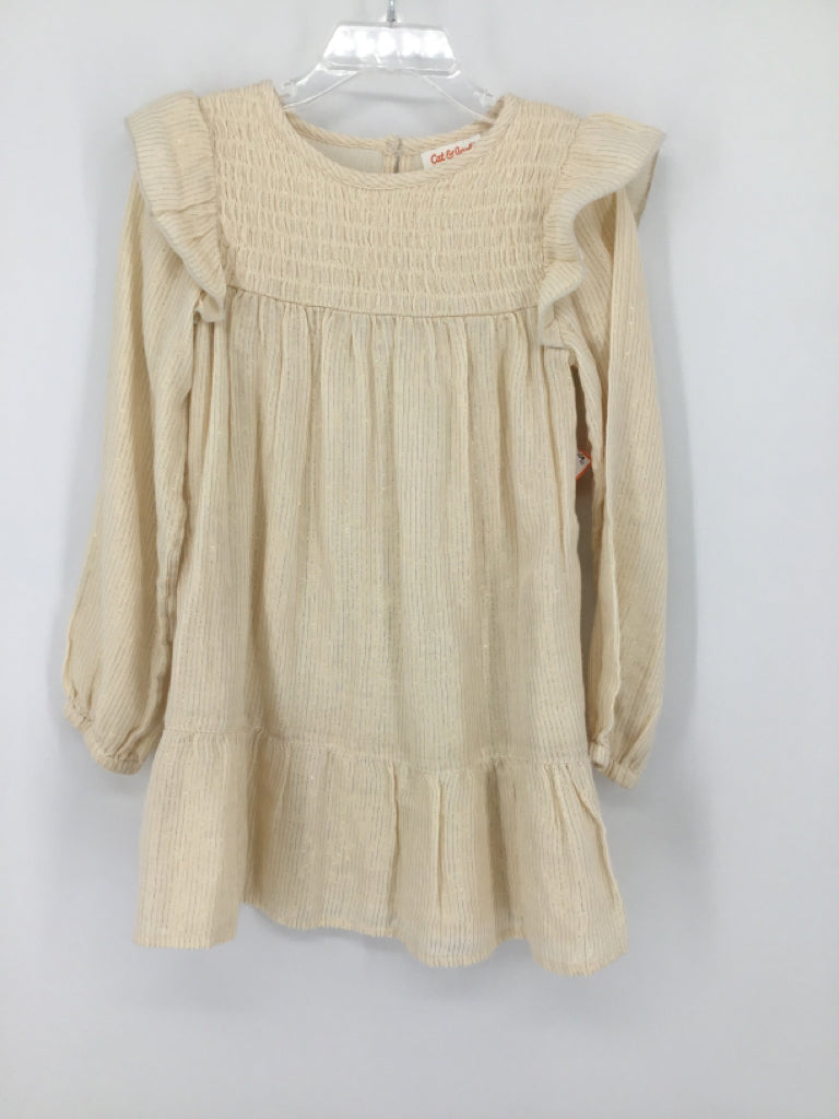 Cat & Jack Child Size 4 Gold Dress - girls