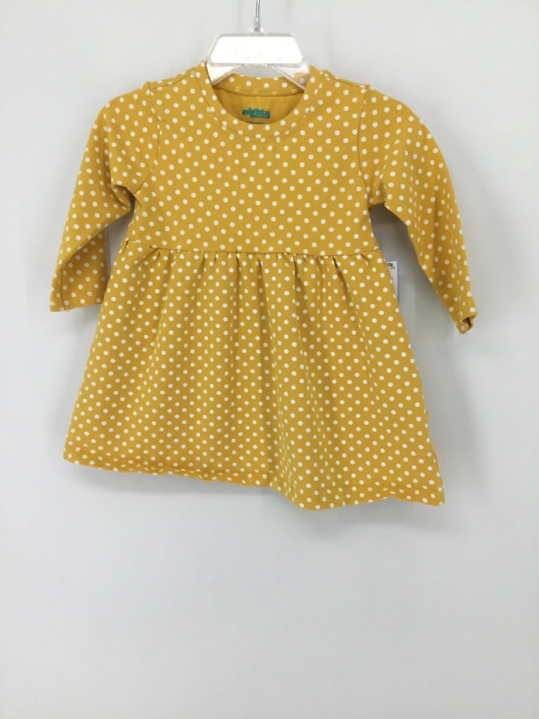 Mighty Goods Child Size 6 Months Yellow Dress - girls