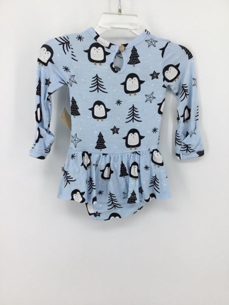 Little Bum Bums Child Size 3-6 Months Blue Dress - girls