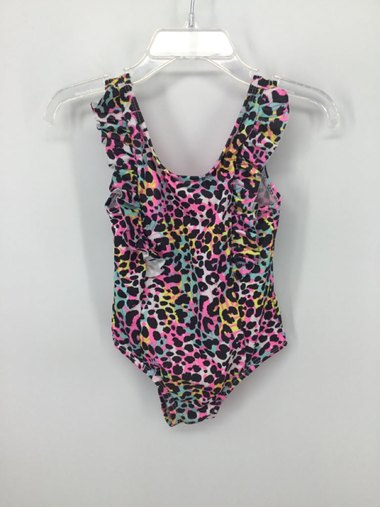 Pink Platinum Child Size 2 Multi-Color Swimwear - girls