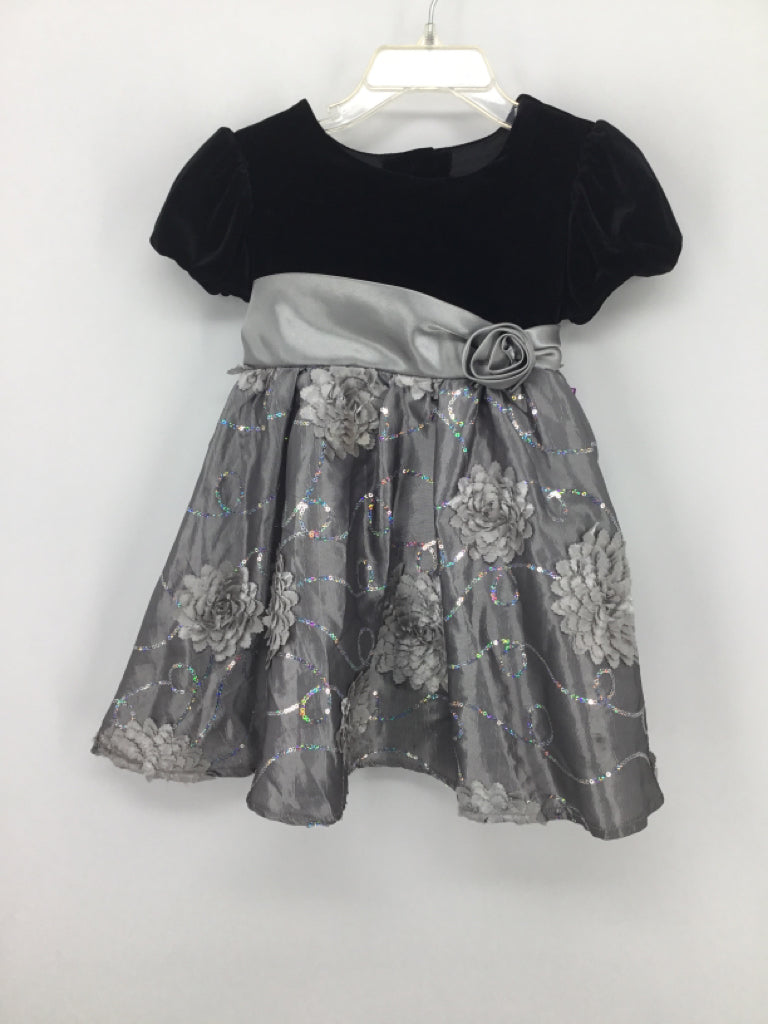 Rare Editions Child Size 24 Months Black Dress - girls