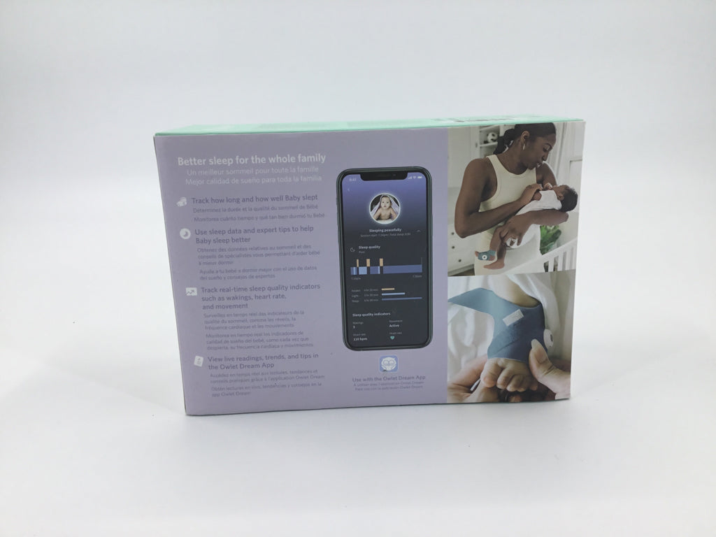 Owlet Dream Sock - FDA-Cleared Smart Baby Monitor with Live Health Readings...