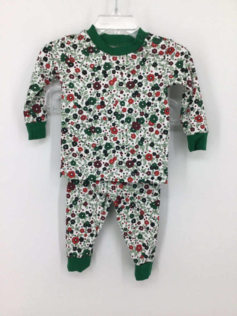 Lake Child Size 9-12 Months Green Pajamas - girls