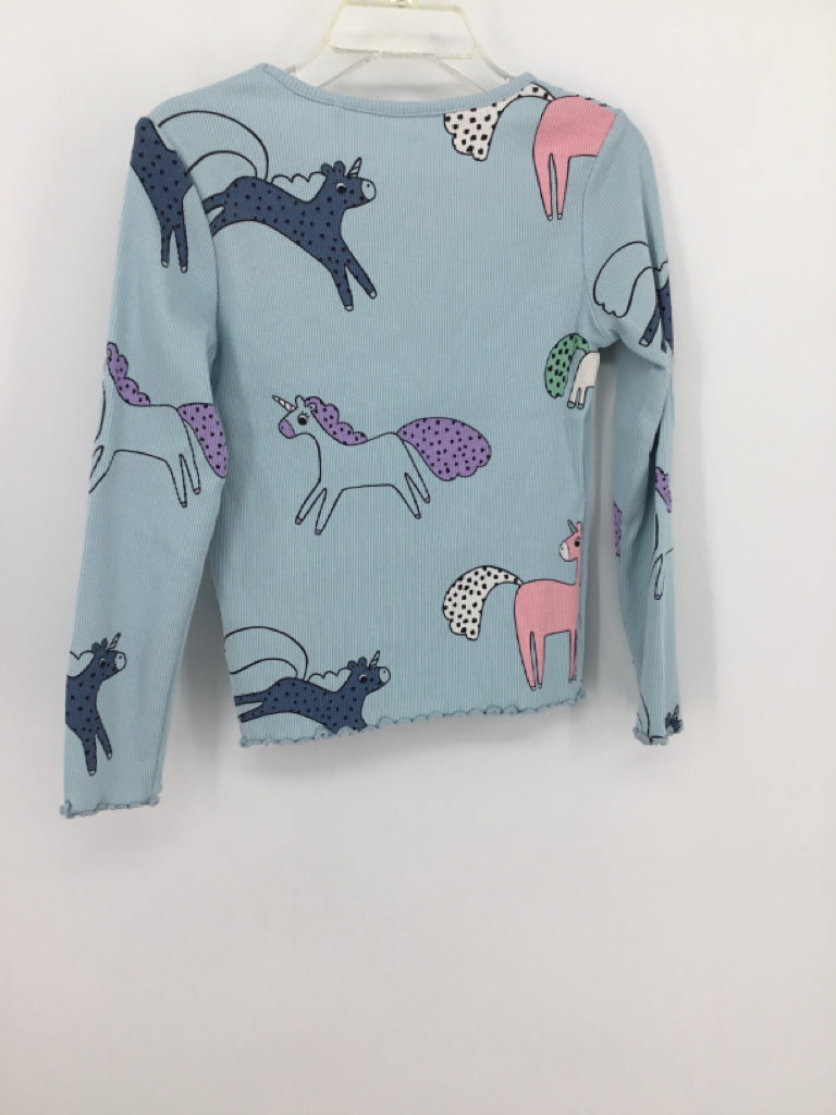 Next Child Size 4 Blue T-shirt - girls