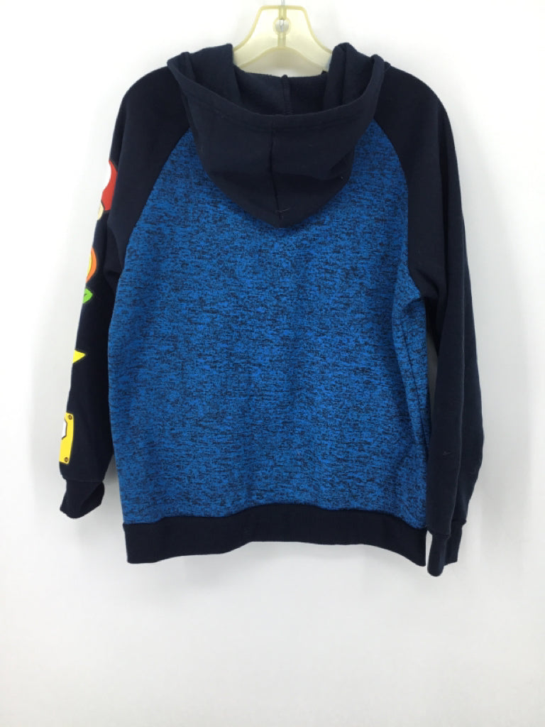Super Mario Child Size 10 Blue Character Hoodie - boys