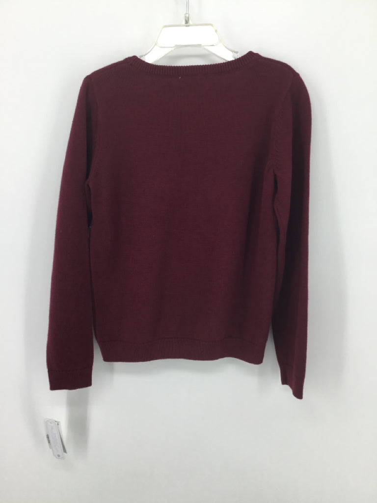 Edgehill Collection Child Size 4 Burgundy Print Sweater - boys