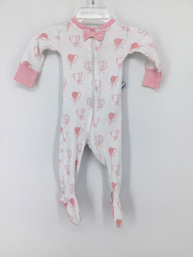 The Beaufort Bonnet Co Child Size 0-3 Months Pink Sleepers
