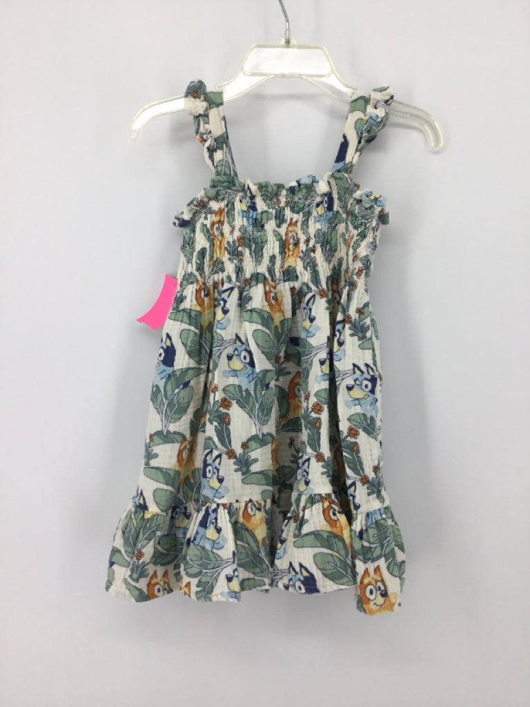 Bluey Child Size 18 Months Green Dress - girls