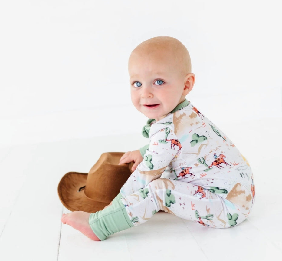 Bird & Bean - Footless Romper (Billy Western)