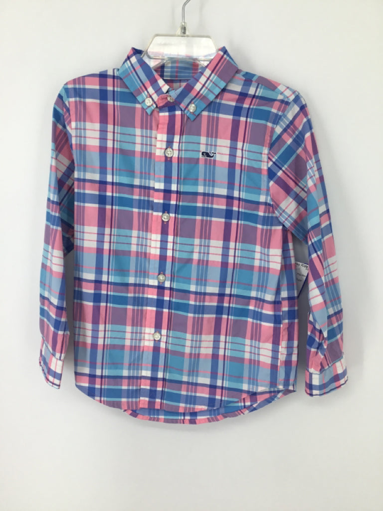 vineyard vines Child Size 3 Multi-Color Plaid Shirt - boys