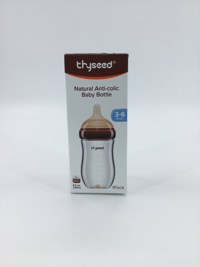 Thyseed Natural Anti-Colic Glass Baby Bottle