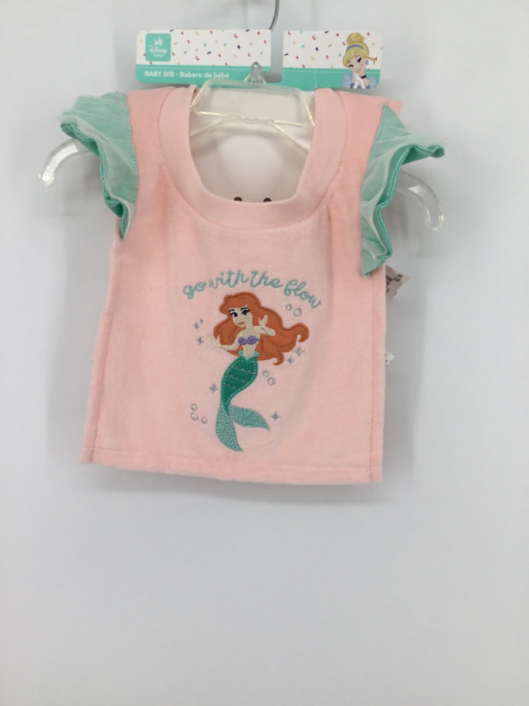 Disney Ariel Child Size Infant Pink Bib