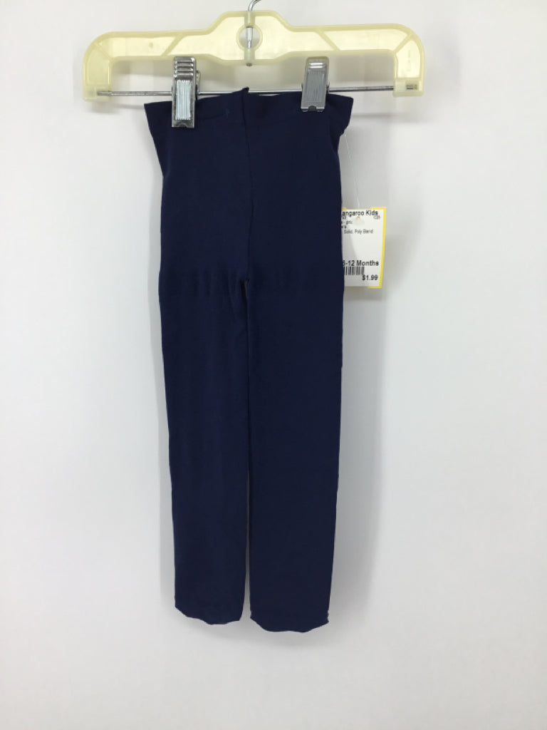 Carter's Child Size 6-12 Months Navy Tights - girls