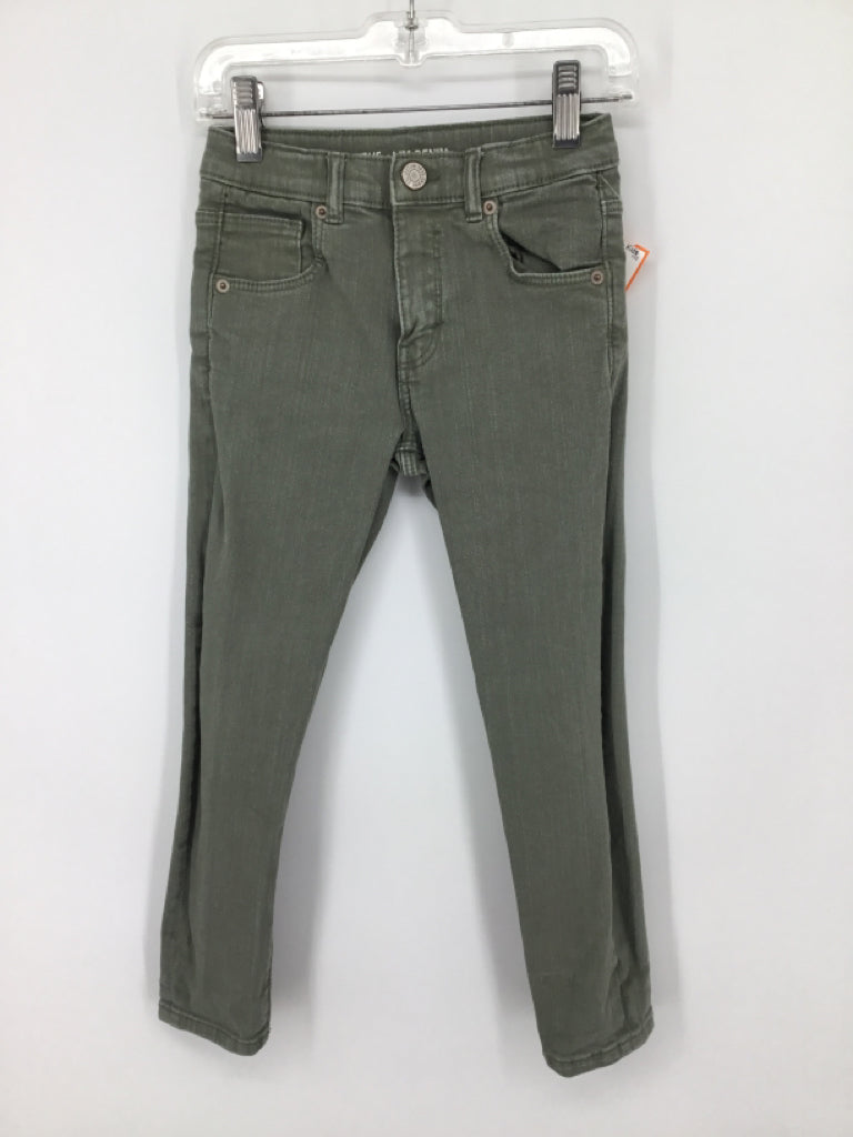 Zara Child Size 5 Green Jeans - girls