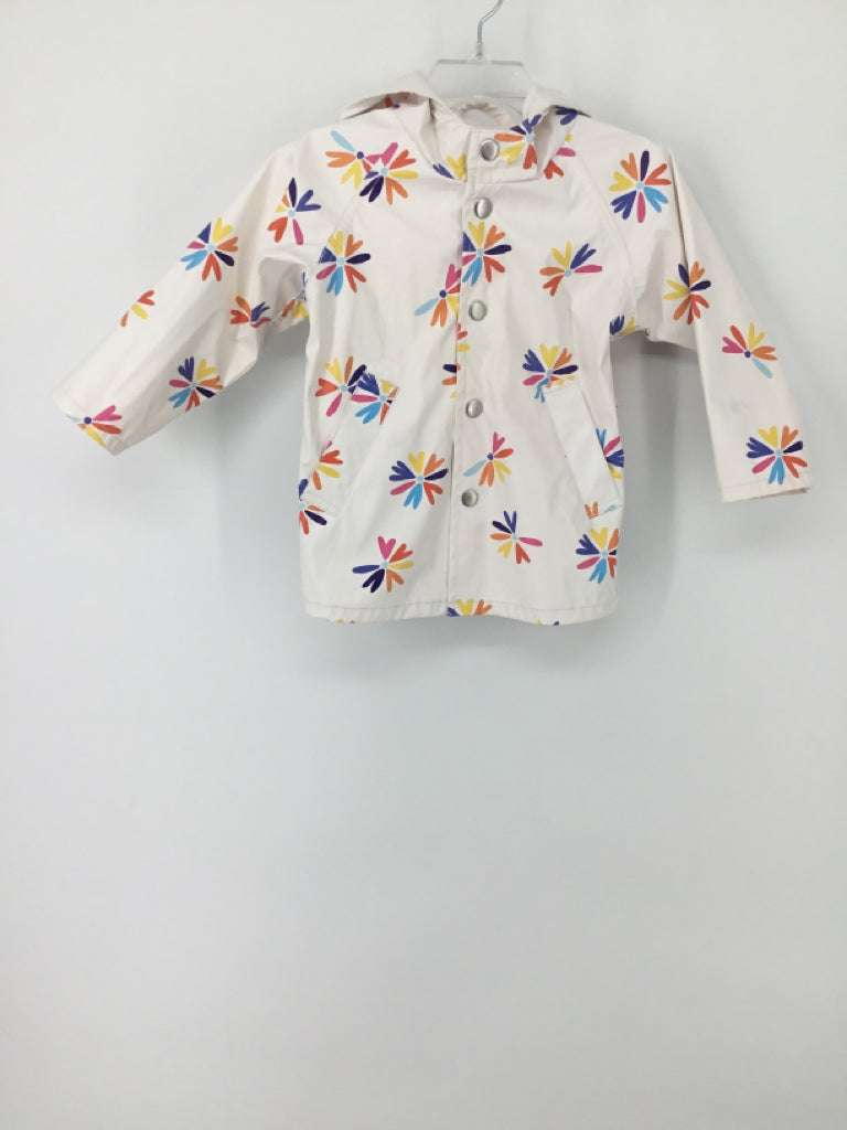 primary Child Size 12 Months White Raincoat - girls