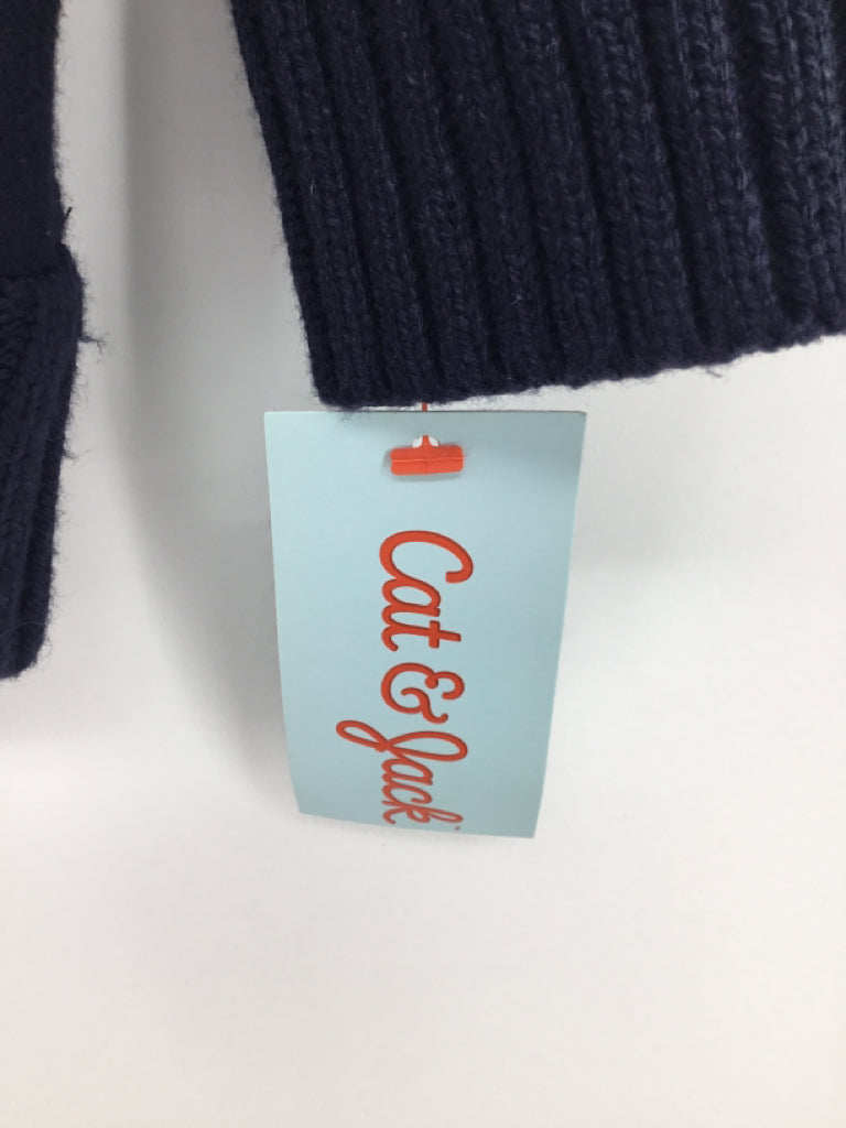 Cat & Jack Child Size 18 Months Navy Plaid Sweater - boys