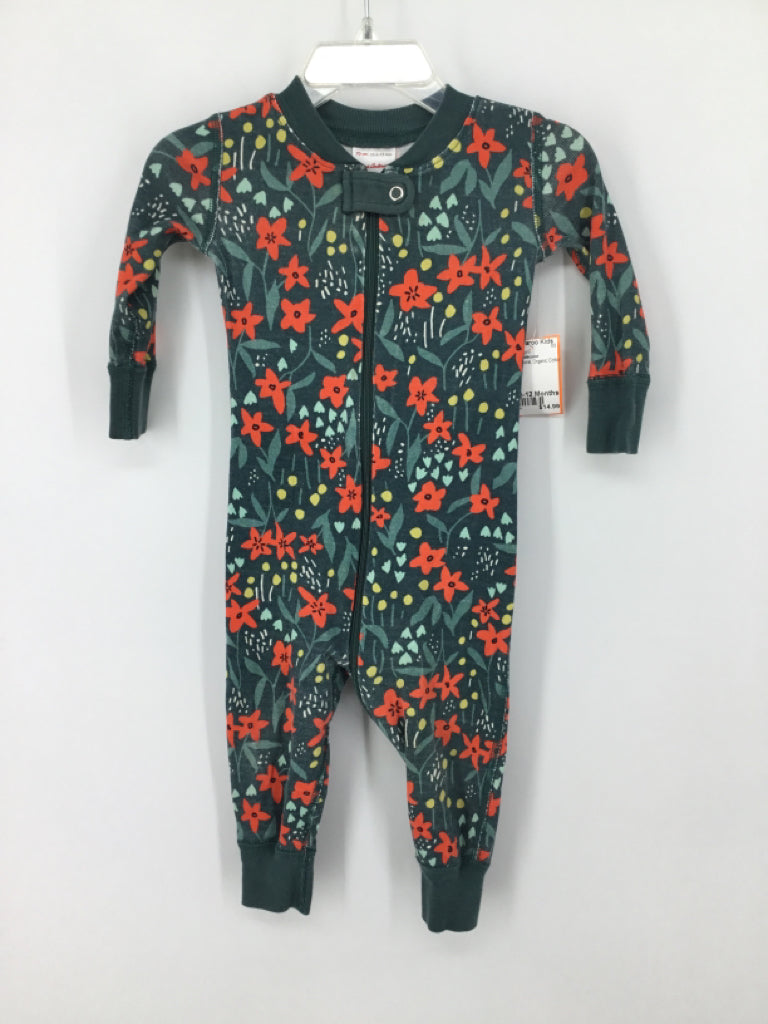 Hanna Andersson Child Size 6-12 Months Green Pajamas - girls