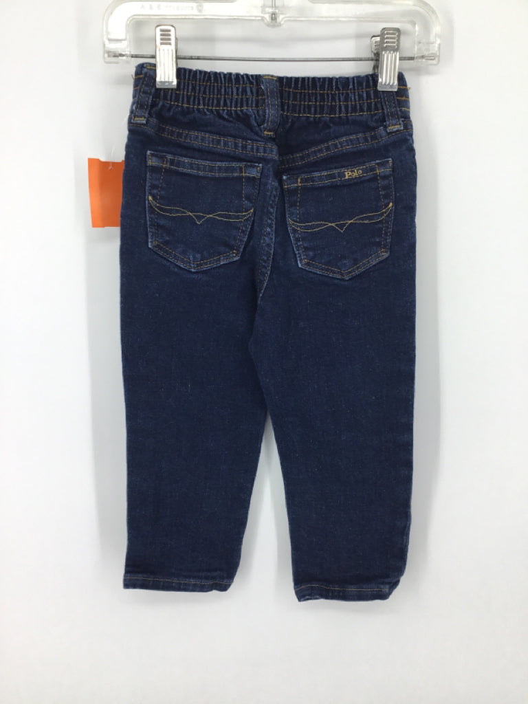 Ralph Lauren Child Size 24 Months Blue Solid Jeans - boys
