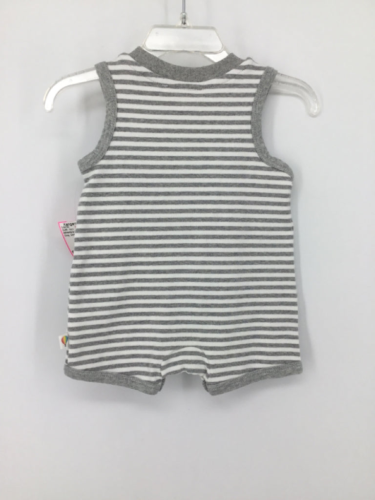 Adventure Wear Child Size 3 Months Gray Stripe Outfit - boys